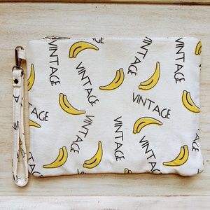 Banana Vintage Travel/Makeup/Anything Bag
